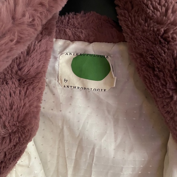Anthropologie fuzzy jacket XL NWOT - Picture 4 of 8
